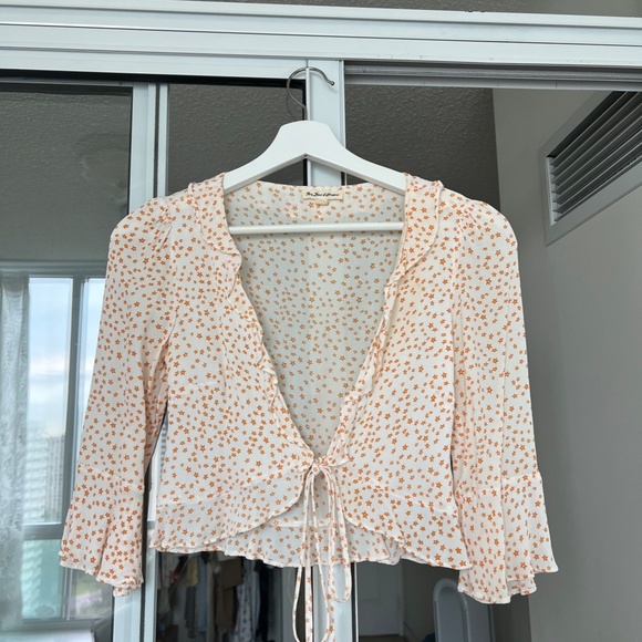 For Love & Lemons Aurora Tie Top - Picture 3 of 4